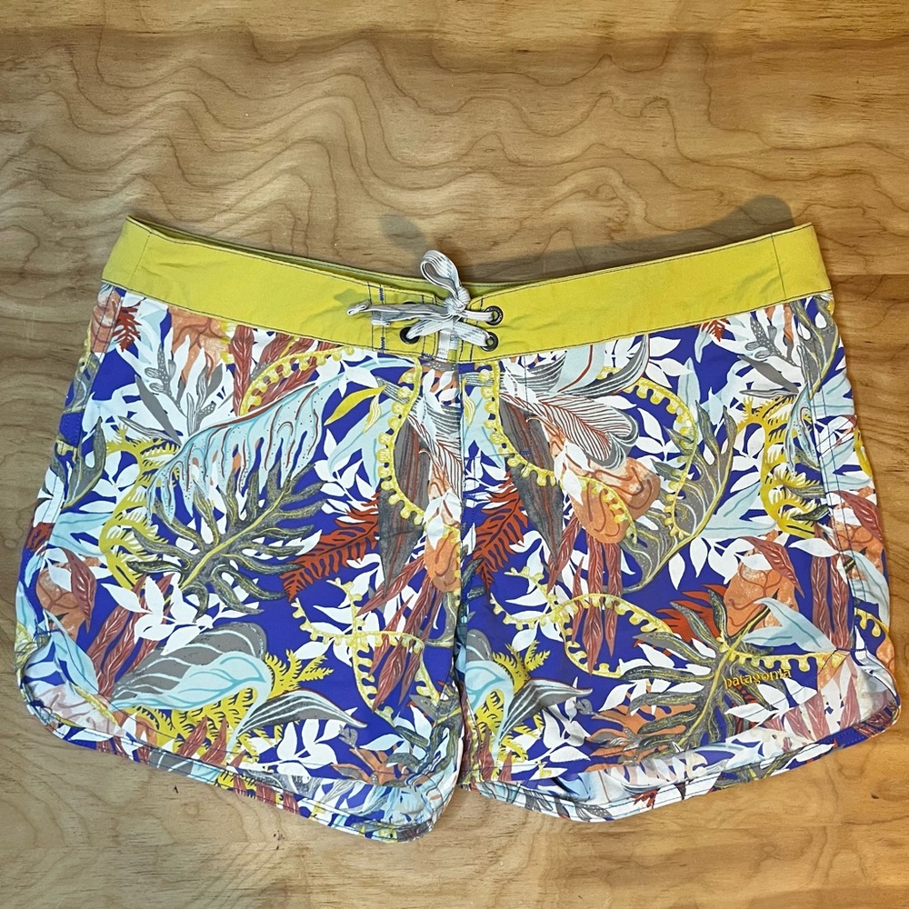 Patagonia Jurassic Fern Wavefarer Board Shorts